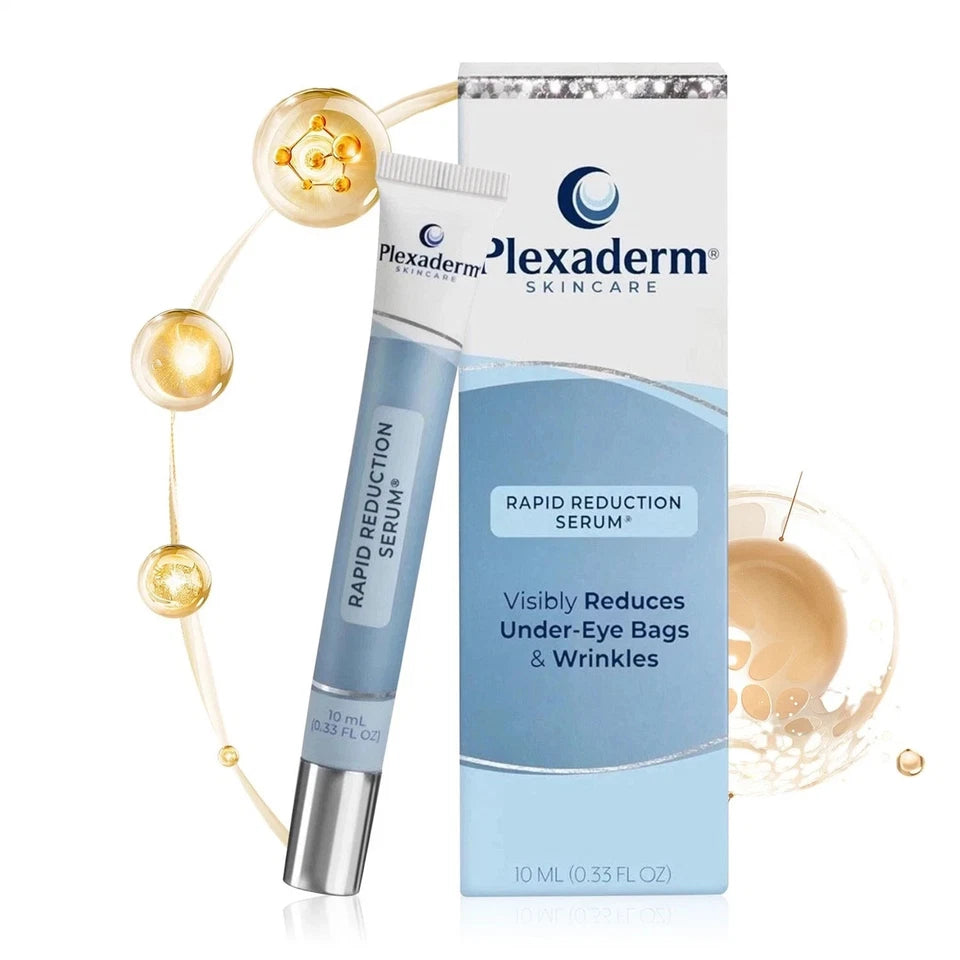 Plexaderm Rapid Reduction Serum - Visibly Reduces Under-Eye Bags and Wrinkles